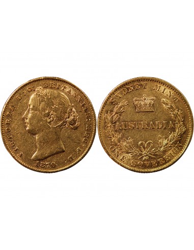 AUSTRALIE, VICTORIA - SOUVERAIN OR 1870 SYDNEY