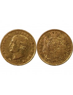 ITALIE, NAPOLEON﻿ 1er - 40 LIRE OR 1814 M MILAN 2