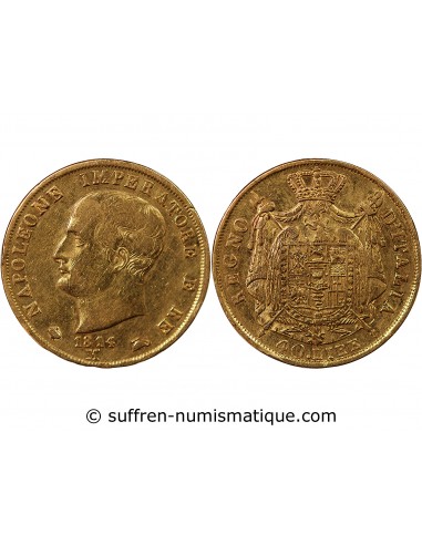 ITALIE, NAPOLEON﻿ 1er - 40 LIRE OR 1814 M MILAN