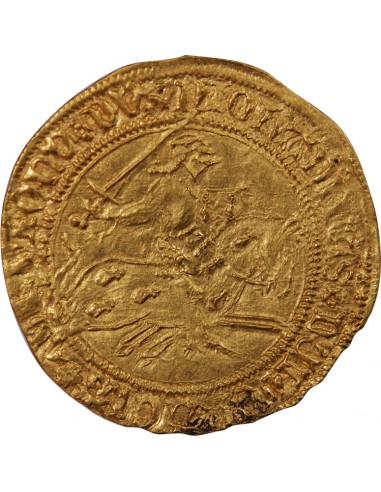 DUCHÉ DE BRETAGNE, JEAN V - CAVALIER D'OR 1420 / 1423 N NANTES