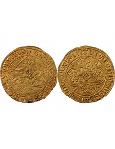 DUCHÉ DE BRETAGNE, JEAN V - CAVALIER D'OR 1420 / 1423 N NANTES 2