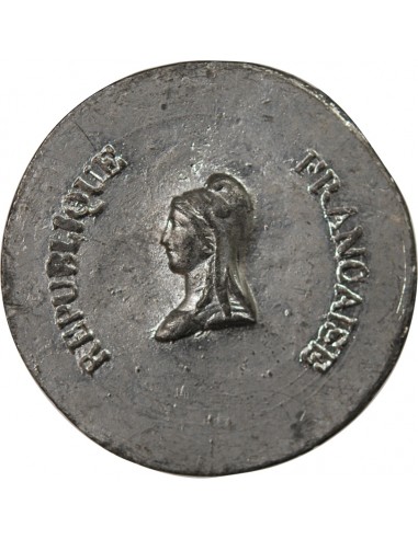 VATICAN / REPUBLIQUE FRANCAISE - MEDAILLE ETAIN - ENTREE DE L'ARMEE FRANCAISE A ROME, 31 JUILLET 1849
