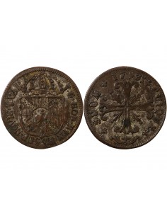 SUISSE, PRINCIPAUTE DE NEUCHÂTEL, FREDERIC GUILLAUME II - 1/2 BATZEN 1793 2