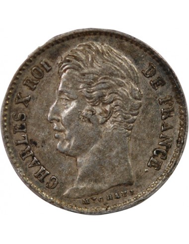 CHARLES X - 1/4 FRANC ARGENT 1827 A PARIS