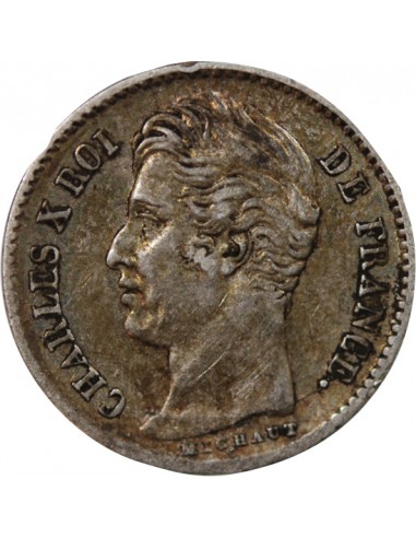 CHARLES X - 1/4 FRANC ARGENT 1829 A PARIS