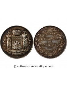 CAISSE D'EPARGNE DE NANTES - JETON ARGENT, INAUGURATION DU 5 JUIN 1911