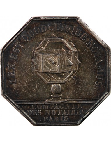 NOTAIRES, LOUIS PHILIPPE - JETON ARGENT Cie DES NOTAIRES DE PARIS