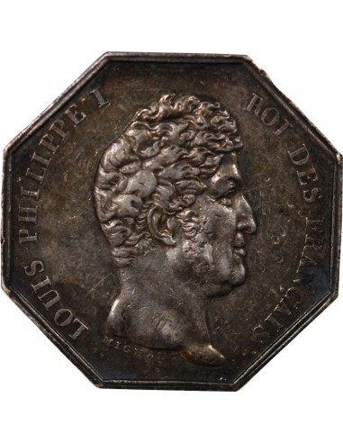 NOTAIRES, LOUIS PHILIPPE - JETON ARGENT Cie DES NOTAIRES DE PARIS
