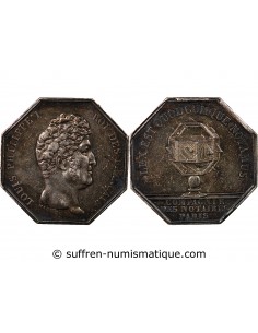 NOTAIRES, LOUIS PHILIPPE - JETON ARGENT Cie DES NOTAIRES DE PARIS