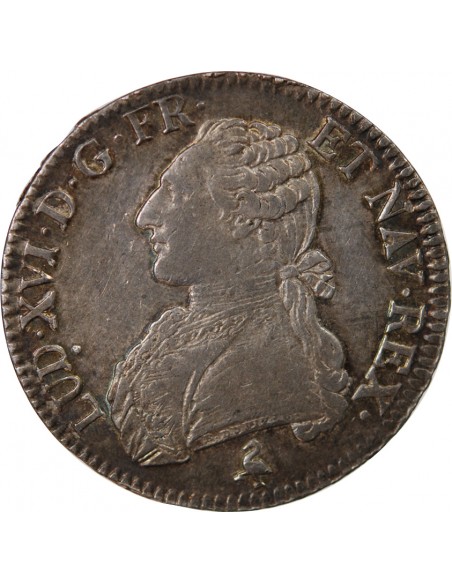 LOUIS XVI - ECU AUX BRANCHES D'OLIVIER 1784 A PARIS