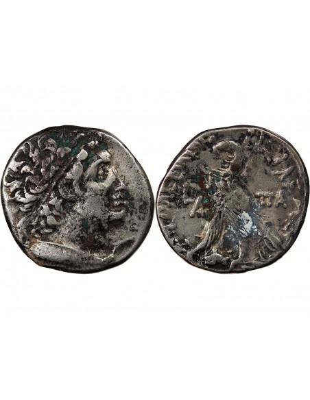 ROYAUME LAGIDE, PTOLEMEE XII - TETRADRACHME ARGENT - ALEXANDRIE, LA 80 AV JC