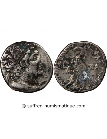 ROYAUME LAGIDE, PTOLEMEE XII - TETRADRACHME ARGENT - ALEXANDRIE, LA 80 AV JC