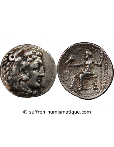 MACEDOINE, ALEXANDRE III LE GRAND / PHILIPPE III - TETRADRACHME ARGENT - TARSE﻿ 325 / 323 AV JC