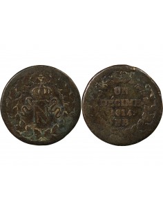 SIEGE DE STRASBOURG, NAPOLEON Ier - DECIME 1814 BB 2