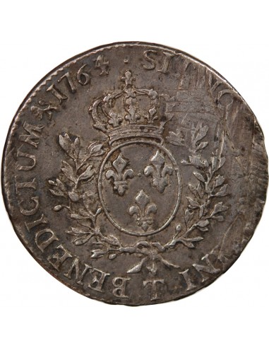 LOUIS XV - ECU AU BANDEAU 1764/3 T NANTES R2