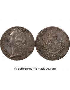 LOUIS XV - ECU AU BANDEAU 1764/3 T NANTES R2