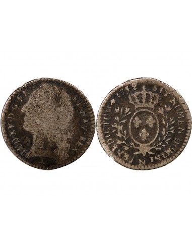 LOUIS XV - 1/10 ECU AU BANDEAU 1752 N MONTPELLIER R3