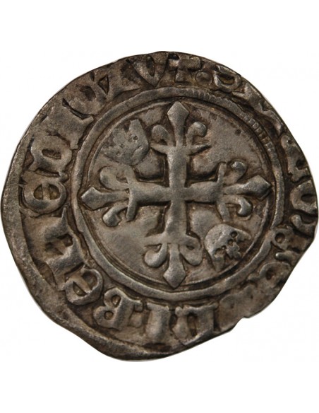 CHARLES VI﻿ LE FOU - GROS DIT "FLORETTE" 1417-1420 TOURS