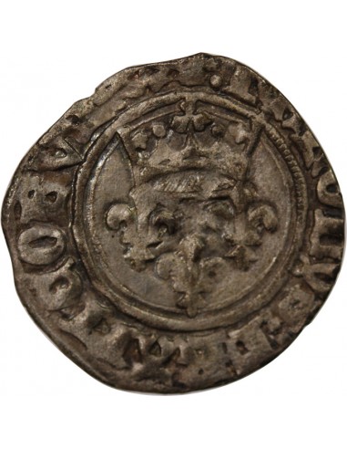 CHARLES VI﻿ LE FOU - GROS DIT "FLORETTE" 1417-1420 TOURS