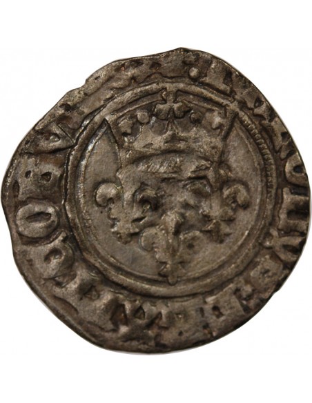 CHARLES VI﻿ LE FOU - GROS DIT "FLORETTE" 1417-1420 TOURS