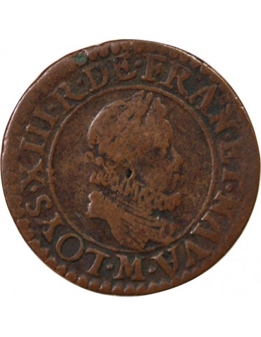 LOUIS XIII - DOUBLE TOURNOIS 1611 M TOULOUSE
