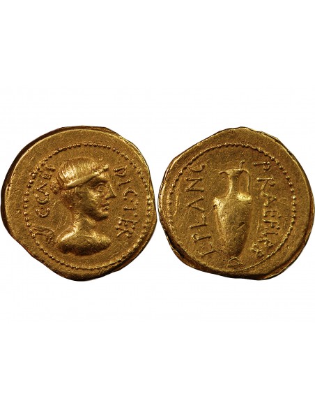 CESAR - DENIER ARGENT 47 / 46 AV JC ROME