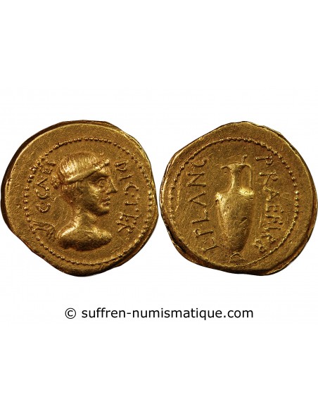 CESAR - DENIER ARGENT 47 / 46 AV JC ROME