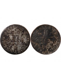 LOUIS XIV﻿ - 30 DENIERS AUX 2 L COURONNES, DITS MOUSQUETAIRE - 1712 D LYON 2