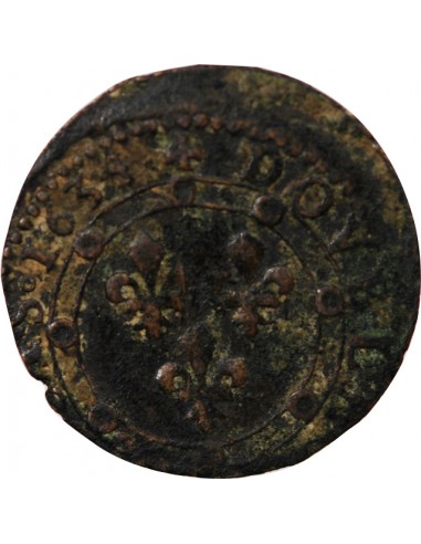 ARDENNES, ARCHES-CHARLEVILLE, Charles I de Gonzague – DOUBLE TOURNOIS 1634 - TYPE 12