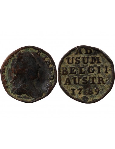 PAYS-BAS AUTRICHIENS, JOSEPH II - LIARD 1789 BRUXELLES