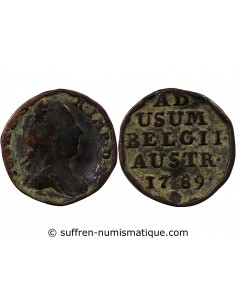 PAYS-BAS AUTRICHIENS, JOSEPH II - LIARD 1789 BRUXELLES