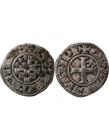 DUCHÉ DE BRETAGNE, JEAN II - DENIER 1289 / 1305 GUINGAMP