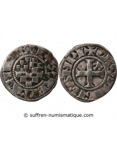 DUCHÉ DE BRETAGNE, JEAN II - DENIER 1289 / 1305 GUINGAMP