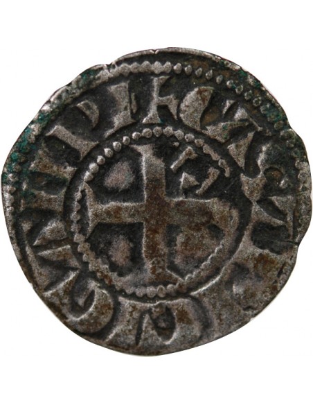 DUCHÉ DE BRETAGNE, JEAN II - DENIER 1289 / 1305 GUINGAMP