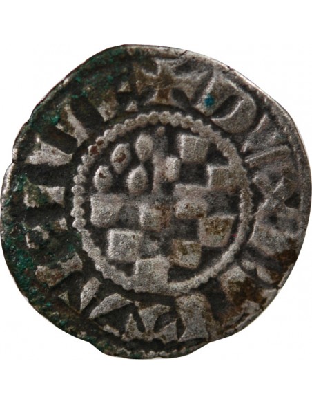 DUCHÉ DE BRETAGNE, JEAN II - DENIER 1289 / 1305 GUINGAMP