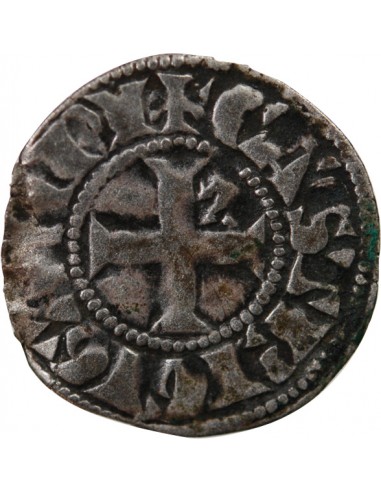 DUCHÉ DE BRETAGNE, JEAN II - DENIER 1289 / 1305 GUINGAMP