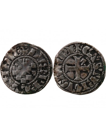 DUCHÉ DE BRETAGNE, JEAN II - DENIER 1289 / 1305 GUINGAMP