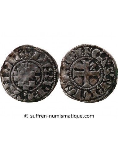 DUCHÉ DE BRETAGNE, JEAN II - DENIER 1289 / 1305 GUINGAMP