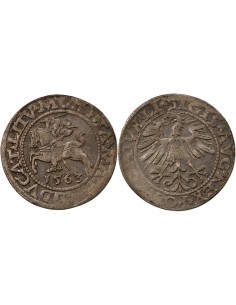GRAND DUCHE DE LITUANIE, SIGISMOND II - 1563 VILNIUS 2