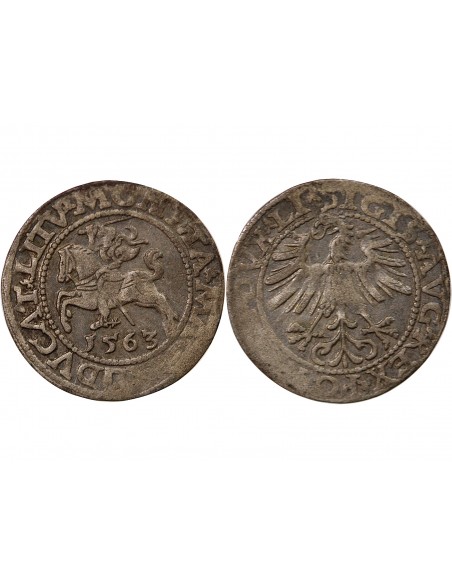 GRAND DUCHE DE LITUANIE, SIGISMOND II - 1563 VILNIUS