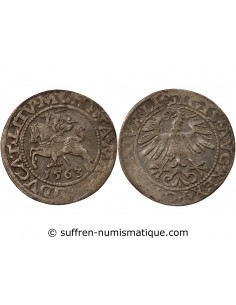 GRAND DUCHE DE LITUANIE, SIGISMOND II - 1563 VILNIUS