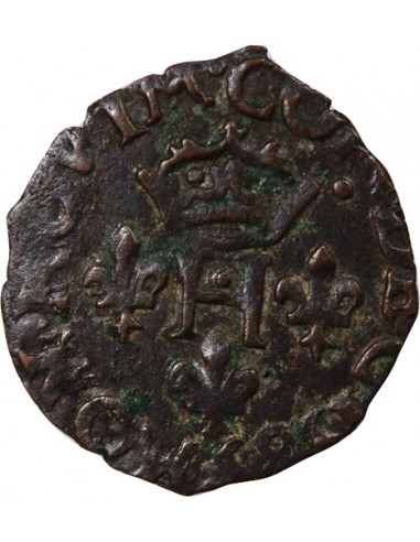 COMTE DE DESANA, DELFINO TIZZONE - LIARD A LA CROIX DE SAINT ESPRIT - 1584/1587