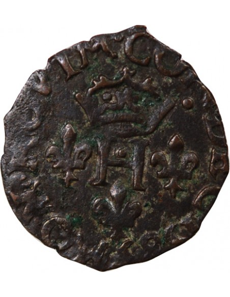 COMTE DE DESANA, DELFINO TIZZONE - LIARD A LA CROIX DE SAINT ESPRIT - 1584/1587