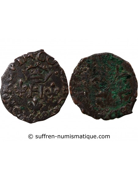 COMTE DE DESANA, DELFINO TIZZONE - LIARD A LA CROIX DE SAINT ESPRIT - 1584/1587