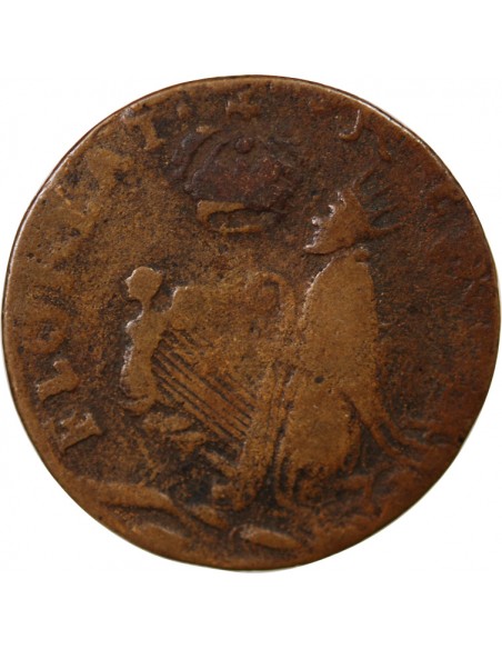 GRANDE-BRETAGNE ET NEW JERSEY - 1/2 PENNY 1646-1674
