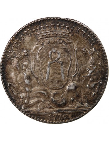 MAIRE DE NANTES, FRANCOIS LIBAULT – JETON ARGENT 1767 F.8926
