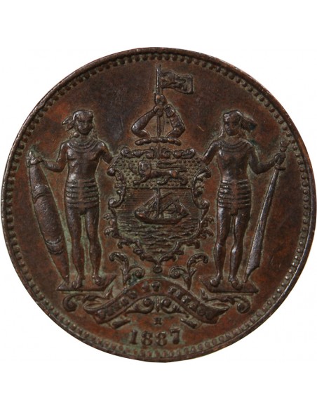 COMPAGNIE BRITANNIQUE DE BORNEO DU NORD - 1 CENT 1887 H