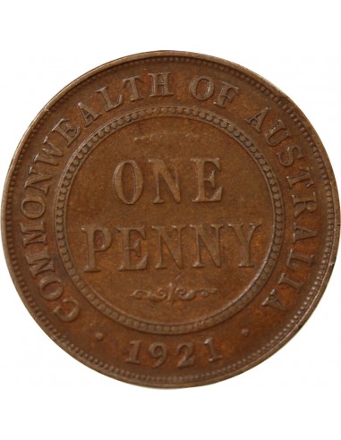 AUSTRALIE, GEORGE V - PENNY 1921 SYDNEY