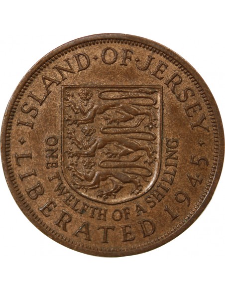 JERSEY, GEORGES VI - 1/12 SHILLING 1945