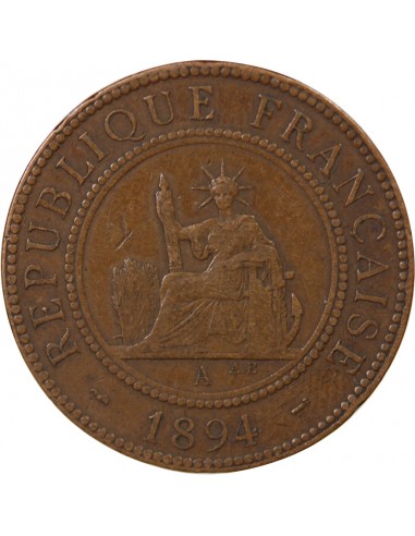 INDOCHINE FRANCAISE - 1 CENTIME 1894 A PARIS